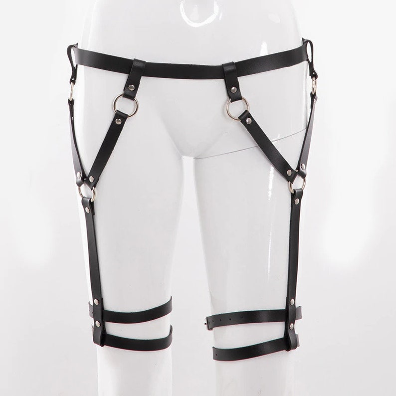 Leg Harness Garter Women's/men PU Leather Sword Belt Waist - Etsy