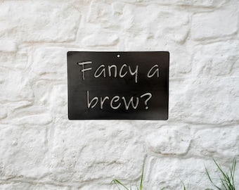 Fancy a brew: Yorkshire Wall Art / Phrases / Gift