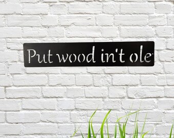 Ponle madera: Arte mural de Yorkshire / Frases / Regalo