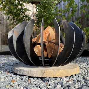 Terry Steel Fire Pit / 4mm Mild Steel / Garden / Family / Outdoors / Cooking / Camping