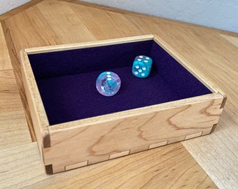 Wooden Dice Tray - Premium Handcrafted Hard Wood