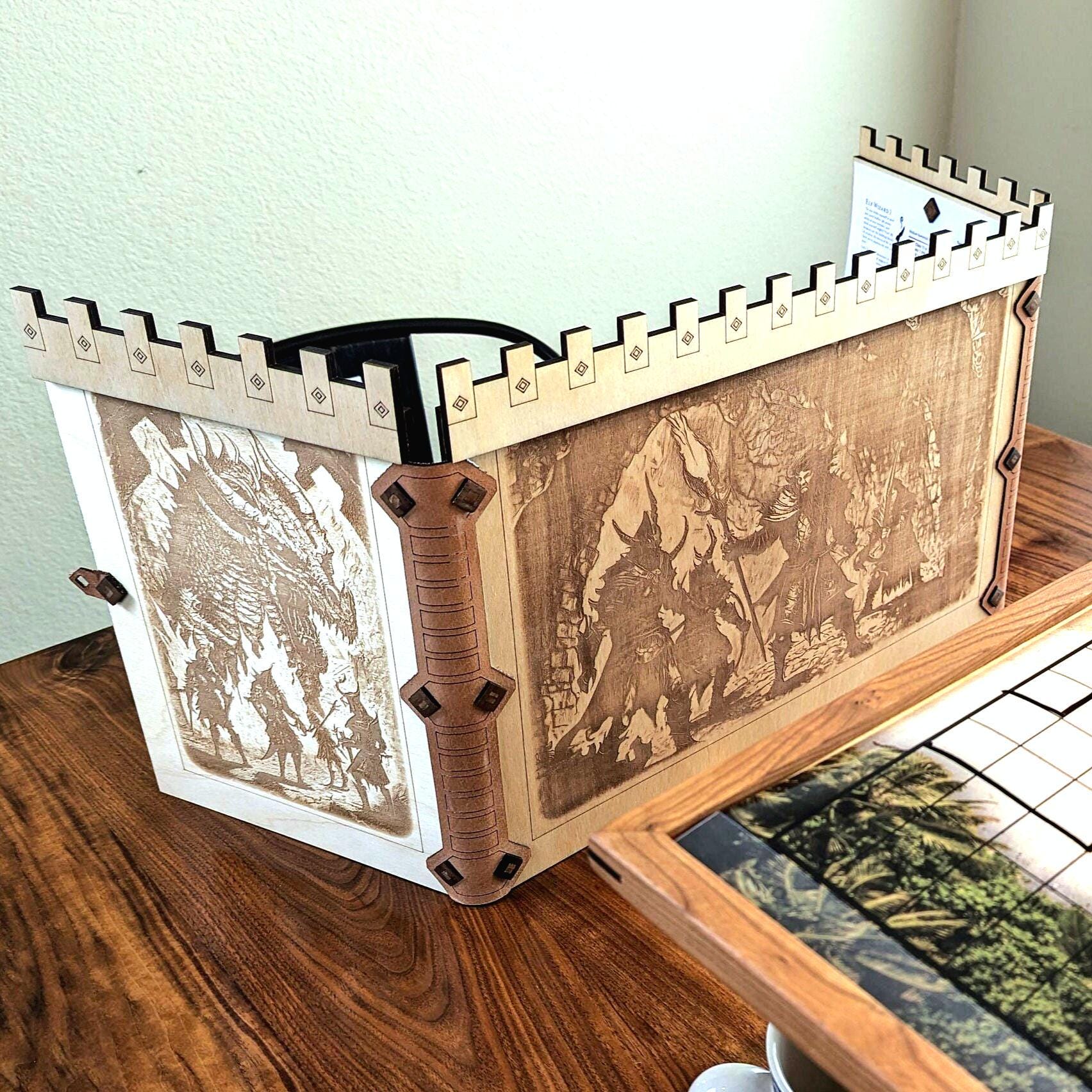Dungeon Master DM Screen for Dungeons and Dragons - Etsy