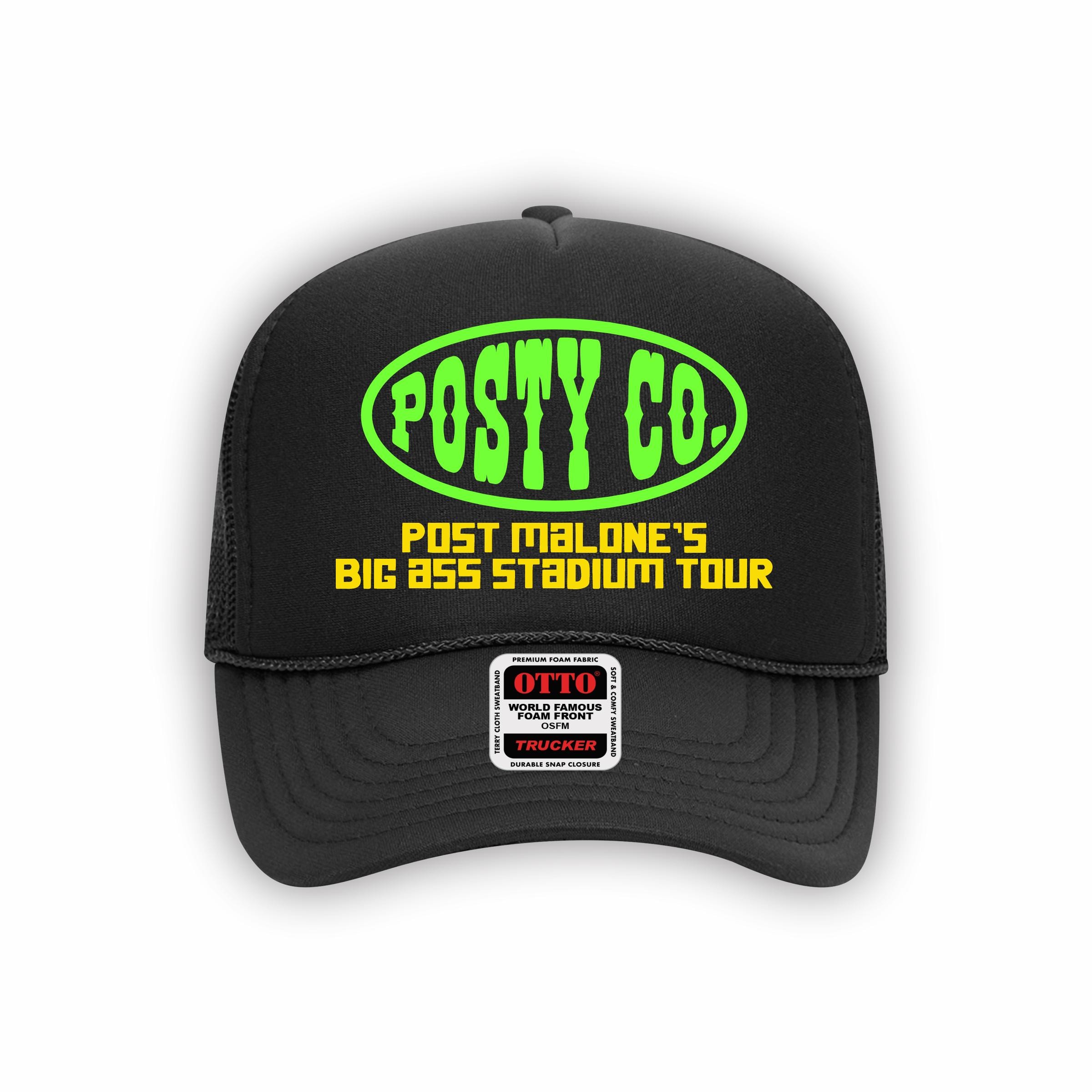 Postyco Racing Post Malone Big Ass Stadium Tour Hat | Posty Co. Hat | Posty Co | SOLD ...