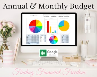 Budgetplanner voor vermogensopbouw | Financiële planner-tracker| Maandelijkse budgetsjabloon | Investeringen, besparingen, schuldenaflossing en vermogenstracker