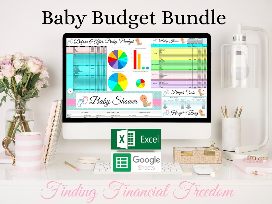 Pregnancy Baby Budget Before & After Baby Budget Diaper Etsy