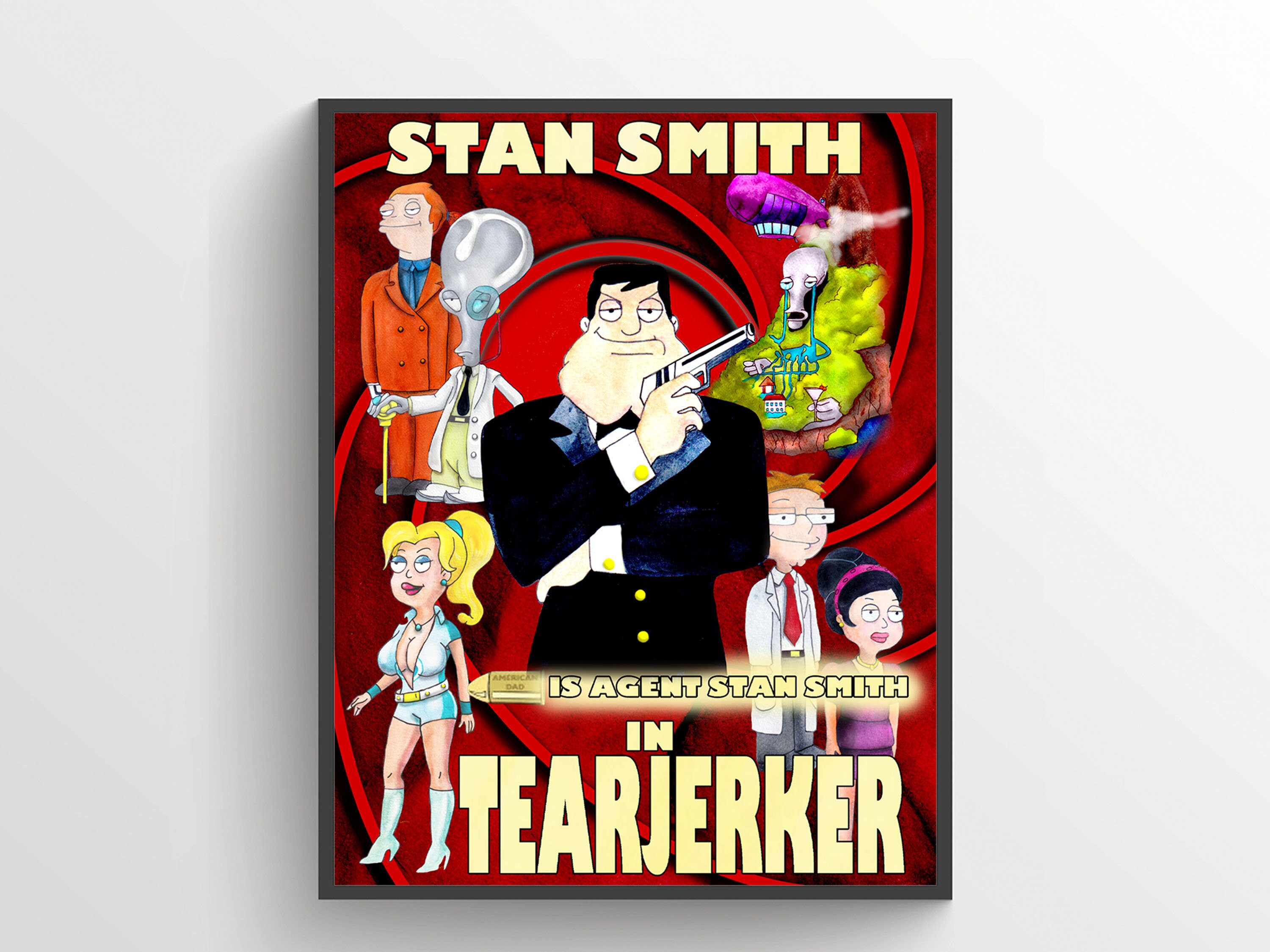 American Dad Tearjerker Movie Poster UNFRAMED Etsy