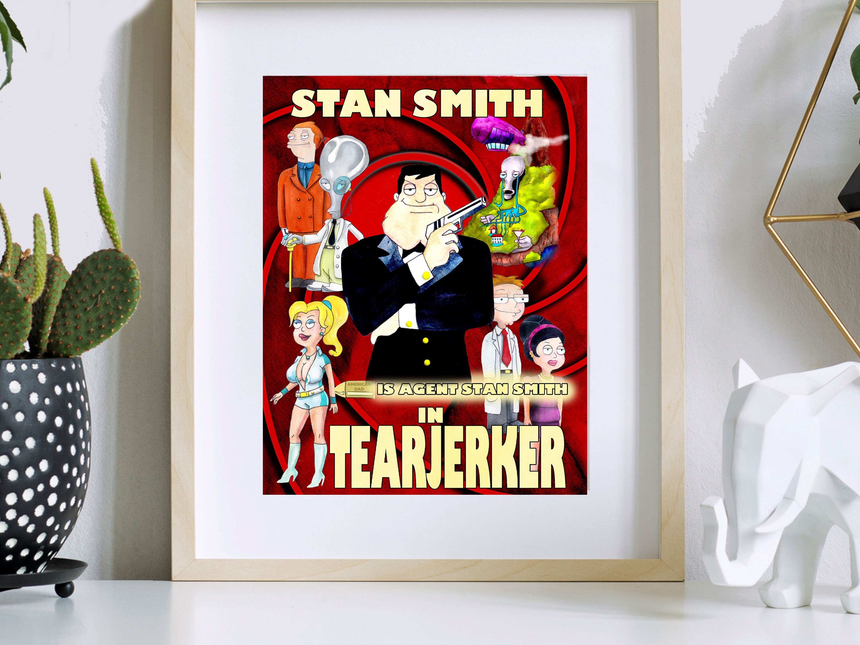 American Dad Tearjerker Movie Poster UNFRAMED Etsy