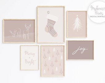 Láminas navideñas: Decoración navideña para el hogar (descarga digital)