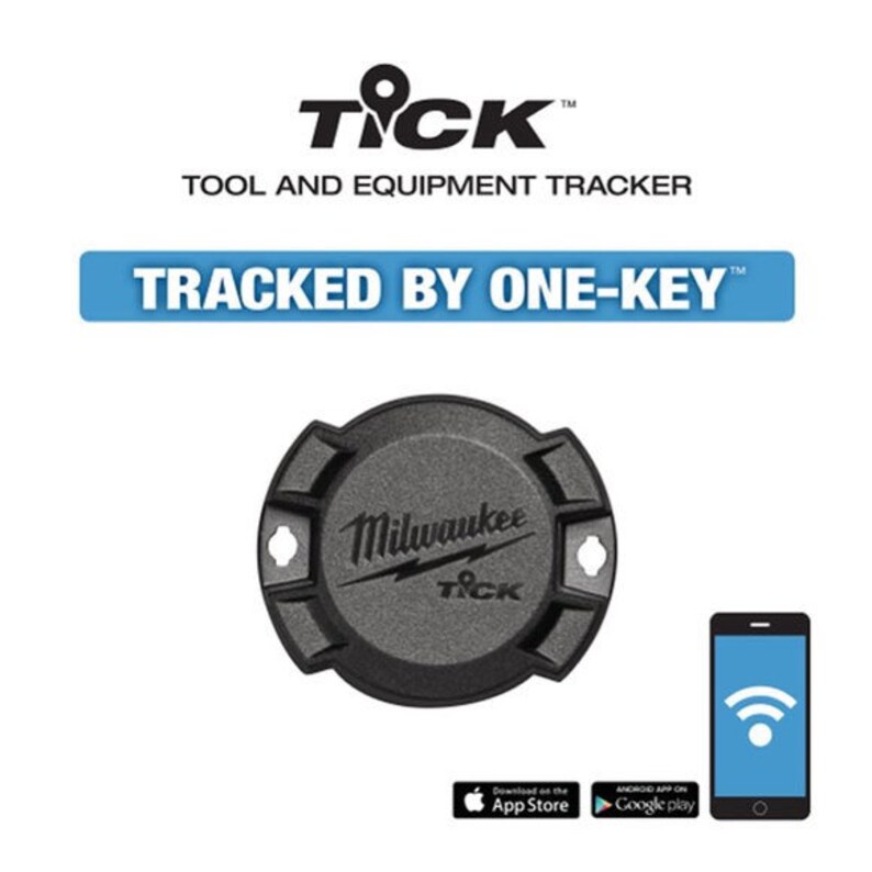 Tick трекер. Milwaukee Tick. Трекер для инструмента. Метка Milwaukee one-Key.