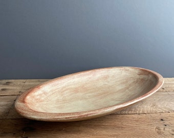 Stoneware Oval Serving Tray