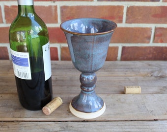Stoneware Wine Goblet