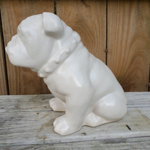 Sonshine Pottery White Bulldog