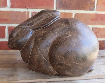 Large Stoneware Rabbit