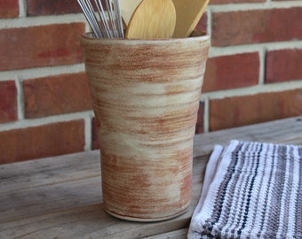 Stoneware Kitchen Utensil Keeper