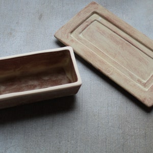 Stoneware Covered Butter Dish image 6