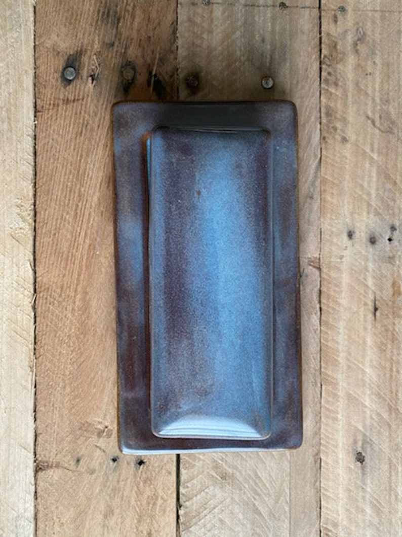 Stoneware Covered Butter Dish image 9