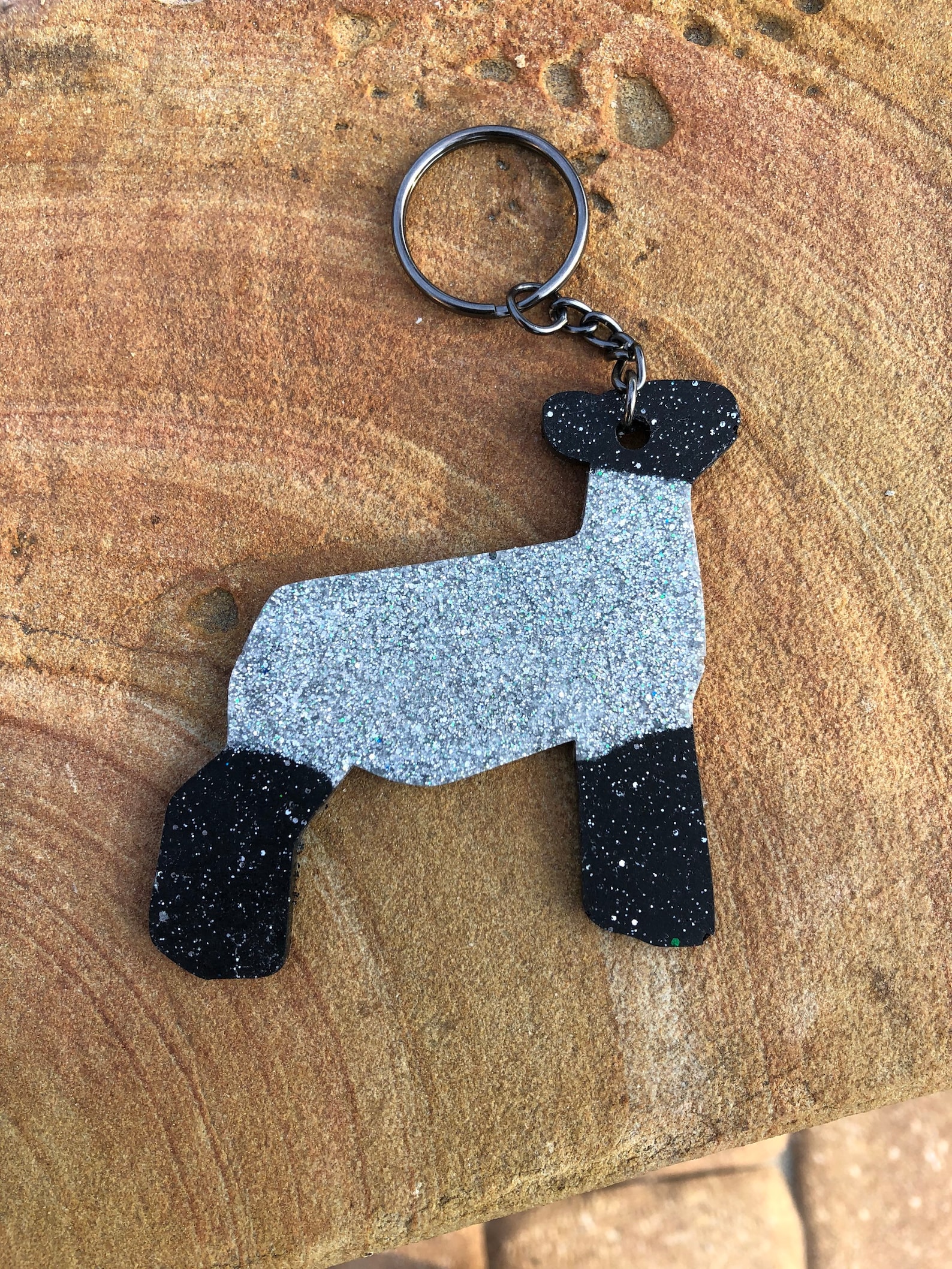 Show Lamb Keychain FFA Lamb 4H Lamb Livestock Keychain Etsy