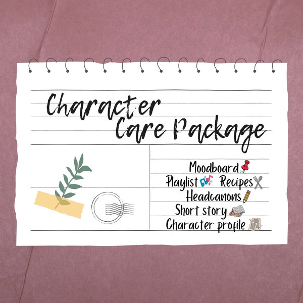 Digital Care Package for OC or Comfort Character