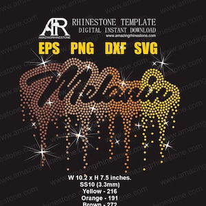 Melanin Dripping plantilla de pedrería descarga instantánea digital, archivo cortado svg, eps, png.