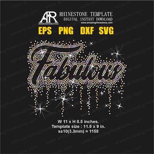 Fantastische strass sjabloon digitale instant download, gesneden bestand svg, eps, png.
