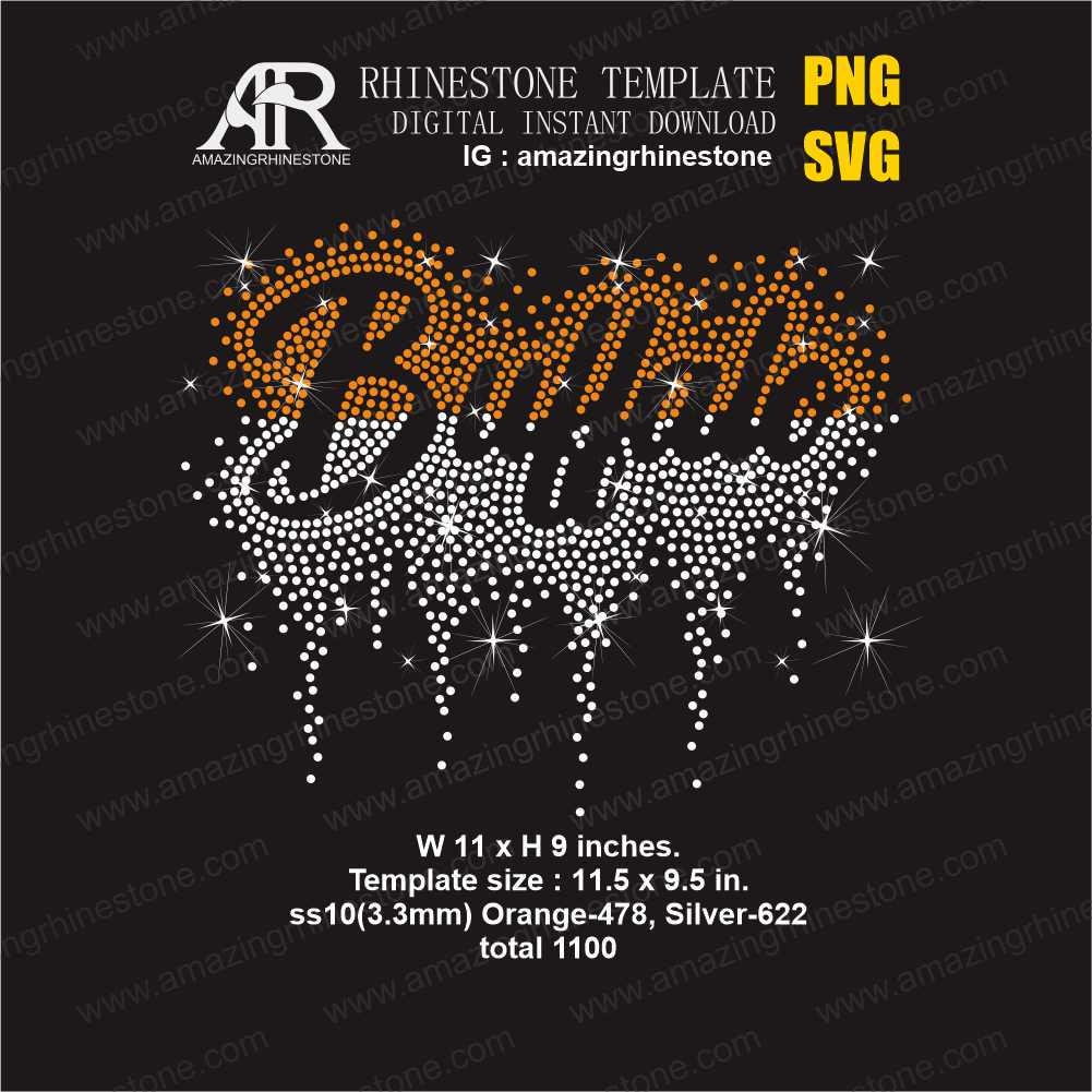 Buffalo Rhinestone Template Digital Instant Download, Cut File Svg. Png ...