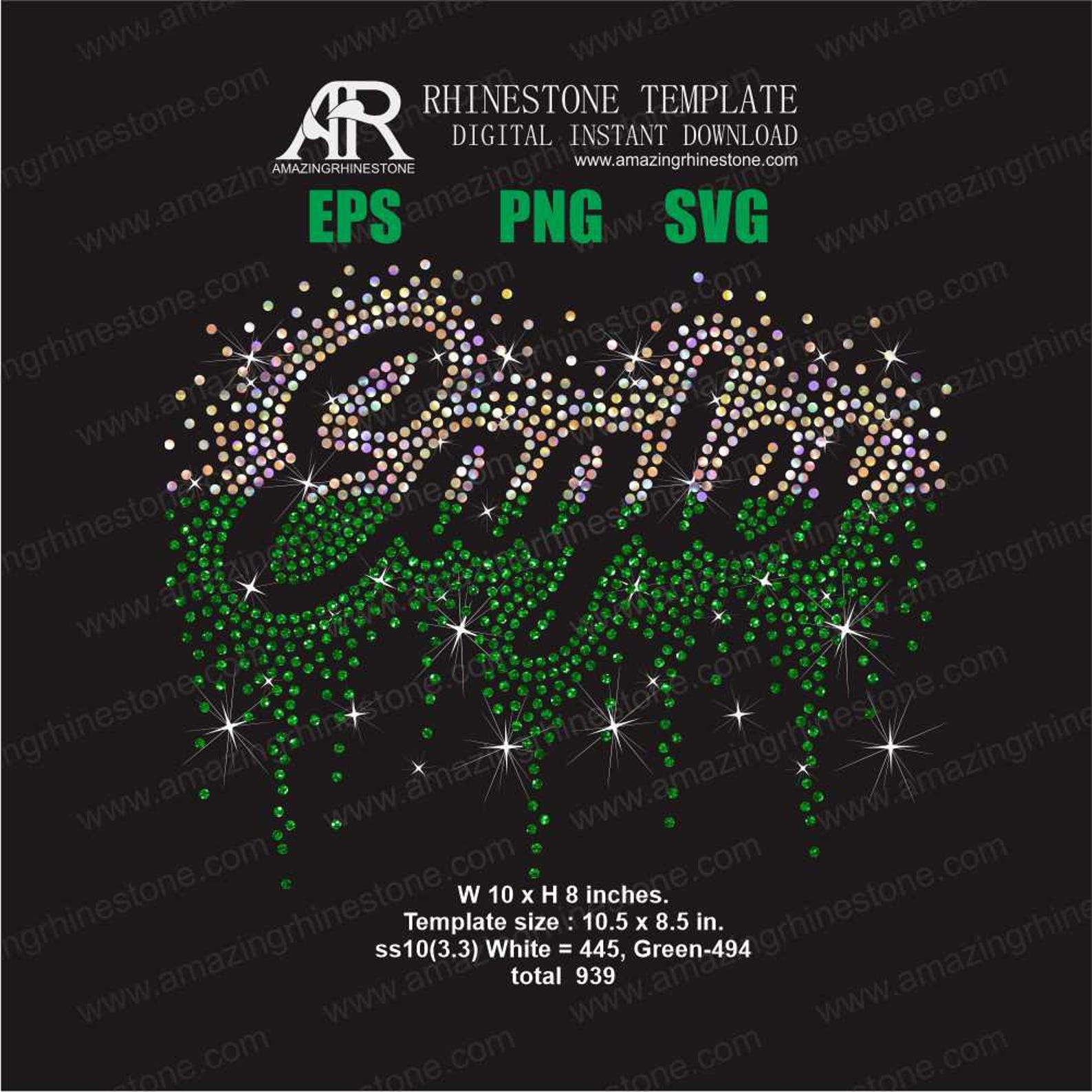 Eagles Rhinestone Template Digital Instant Download, Cut File Svg, Eps ...