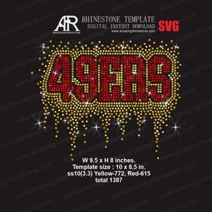 49ERS strassmall digital direktnedladdning, klippfil svg, eps, png.