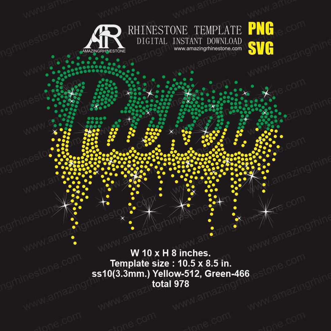 Packers Rhinestone Template Digital Instant Download, Cut File Svg, Eps ...
