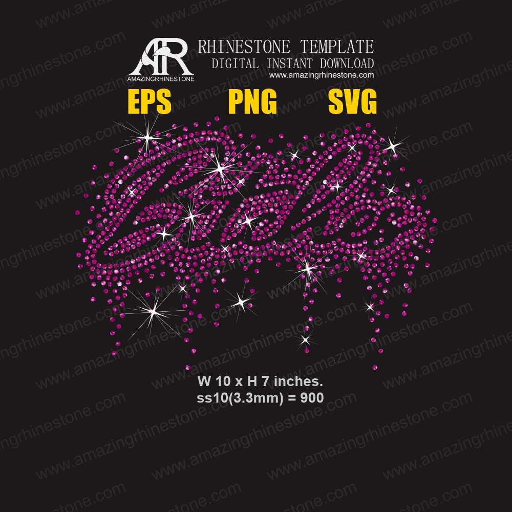 Bitch Rhinestone - Etsy Australia