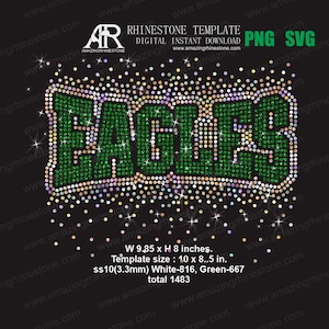 EAGLES strassmall digital direktnedladdning, klippfil svg, eps, png.
