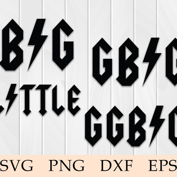 Big Little GBig GGBig svg, Sorority svg, Big Little Gift, Big Little Shirts svg, Lightening Bolt, Rock, Reveal, Big Little Bundle svg