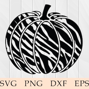 Zebra Pumpkin svg, Zebra Print Pumpkin svg, Animal Print Pumpkin svg, Modern Pumpkin, Fall, Thanksgiving, Zebra Stripes, Pumpkin, Cricut,svg