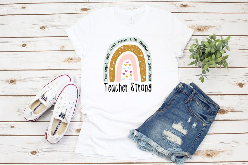 Download Teacher Strong svg Teacher Strong Rainbow svg | Etsy