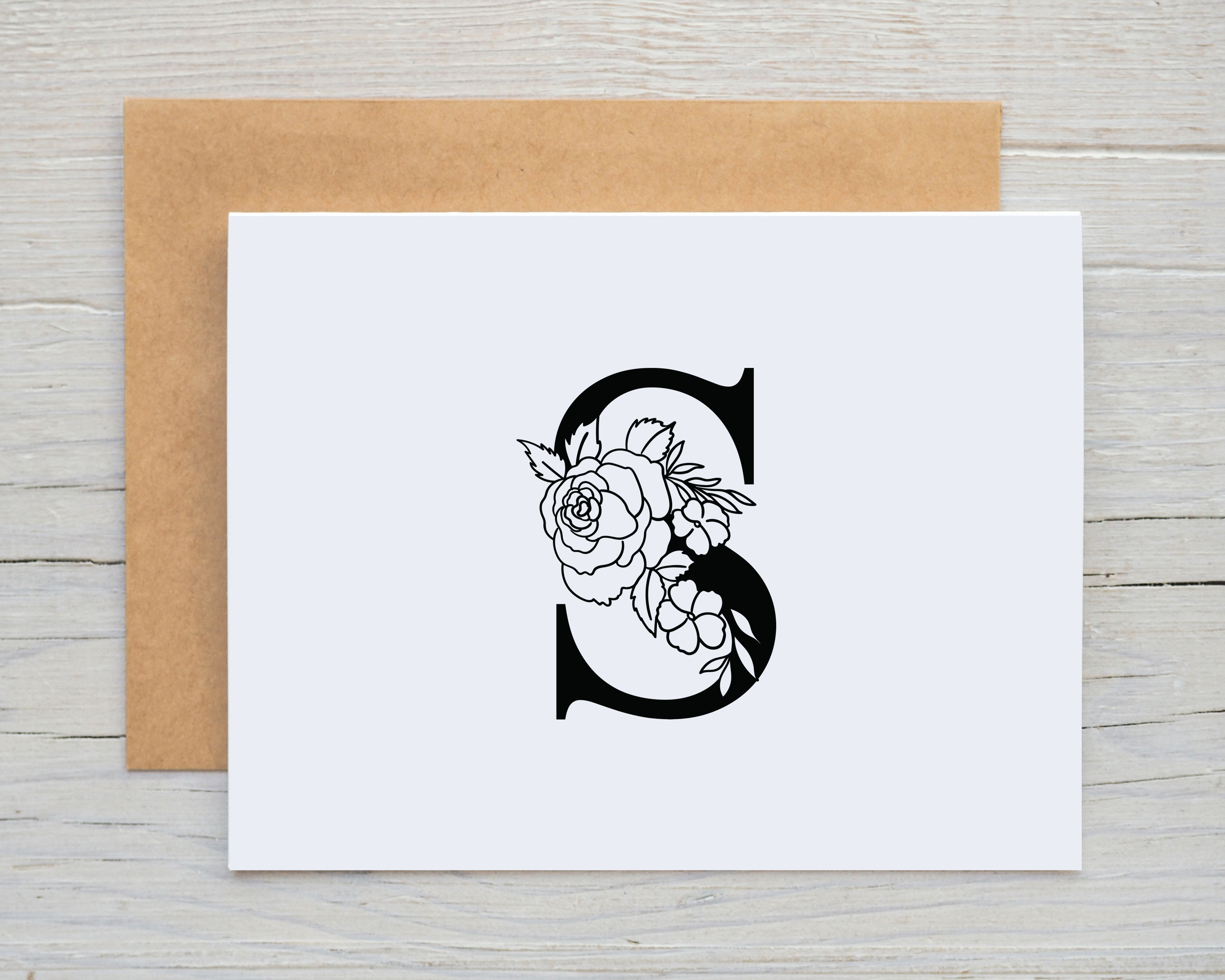 Floral Font svg Floral Letter S svg Floral Alphabet S svg | Etsy