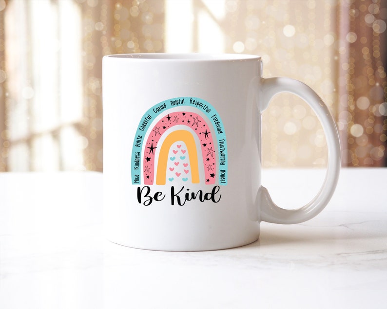 Download Be Kind Rainbow svg Kindness svg Cute Words of Kindness | Etsy