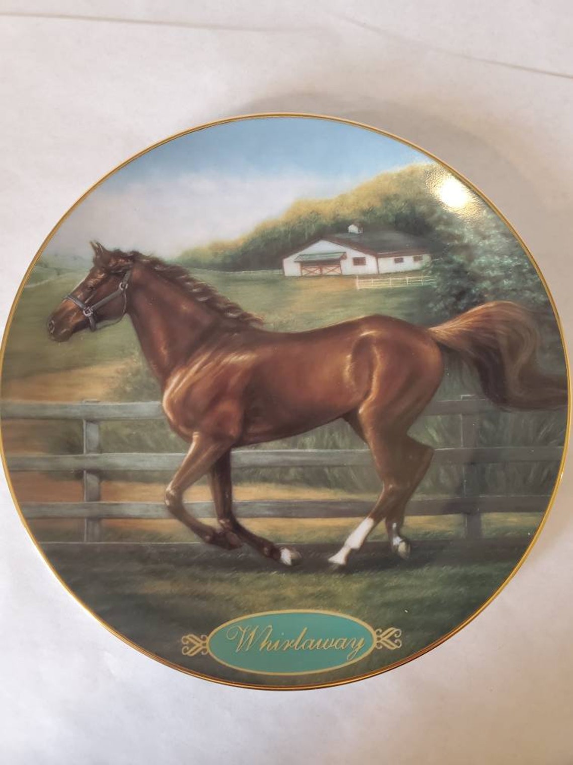 Whirlaway Collectible Horse Plate Etsy
