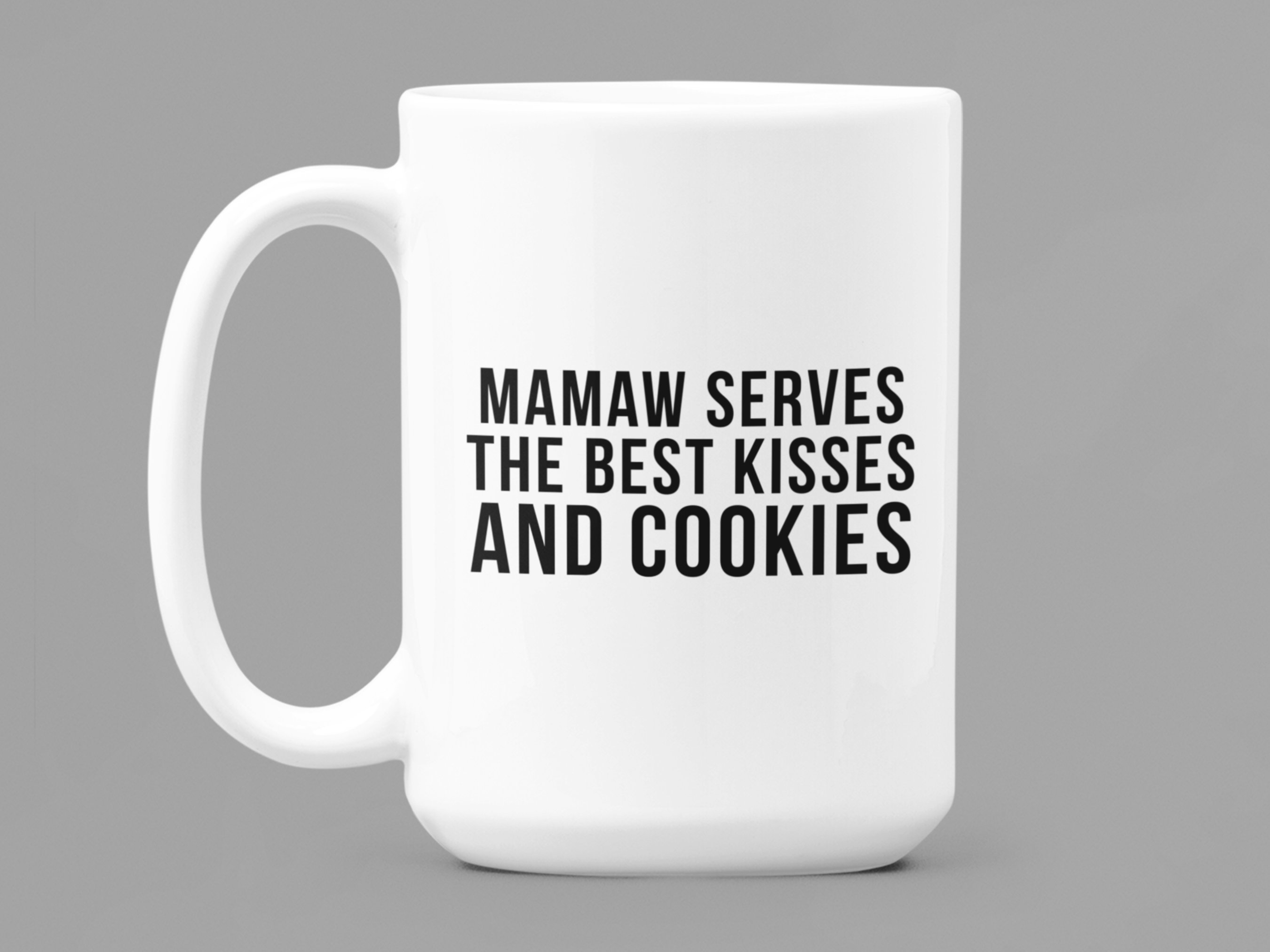 Mamaw Ceramic Coffee Mug - Mamaw Gift - Mamaw Retro Color Mug - Black - 15oz
