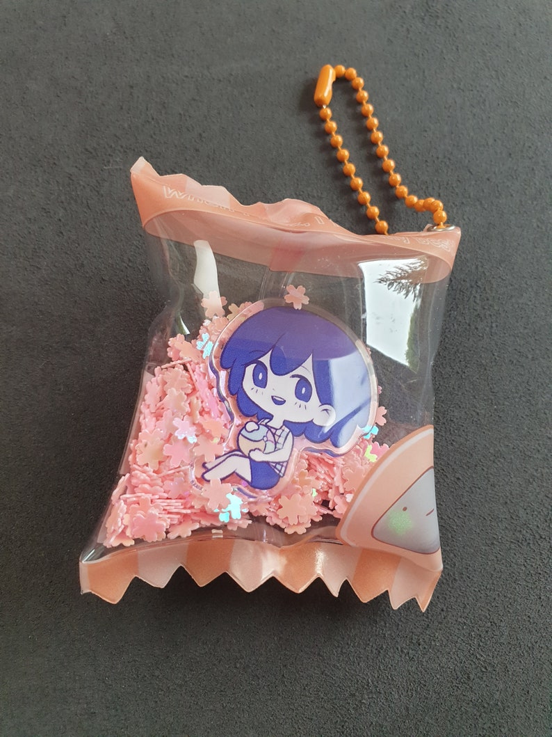 OMORI Candy Bag Charm Omori Basil and Kel Etsy Canada