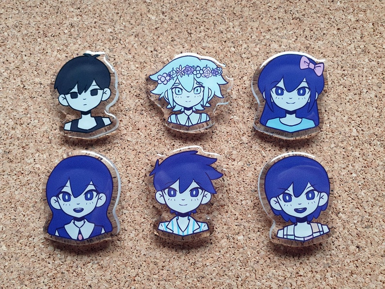 OMORI Headspace acrylic pin 