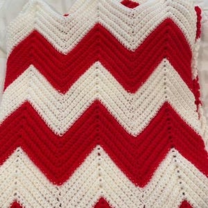 Crochet Chevron Blanket Pattern