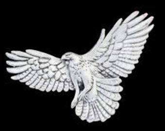 Pewter Hawk Lapel Pin