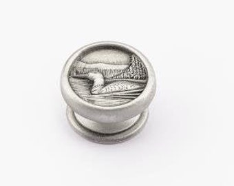 Pewter Loon Knob