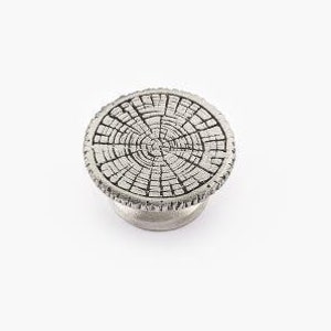 Pewter Log Knob