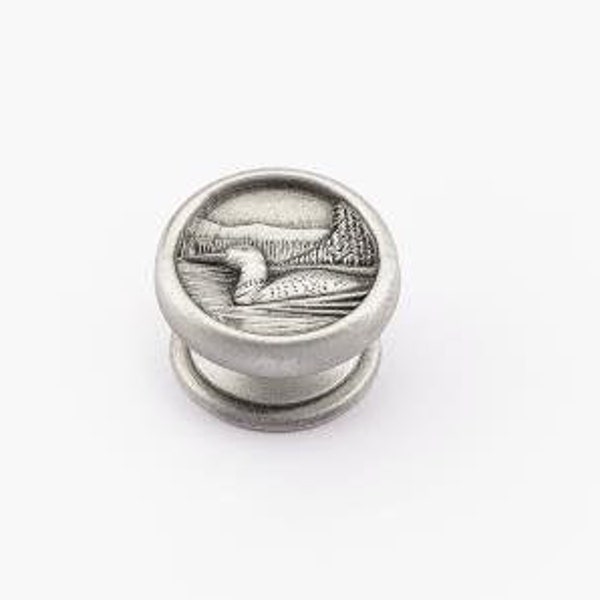 Pewter Loon Knob