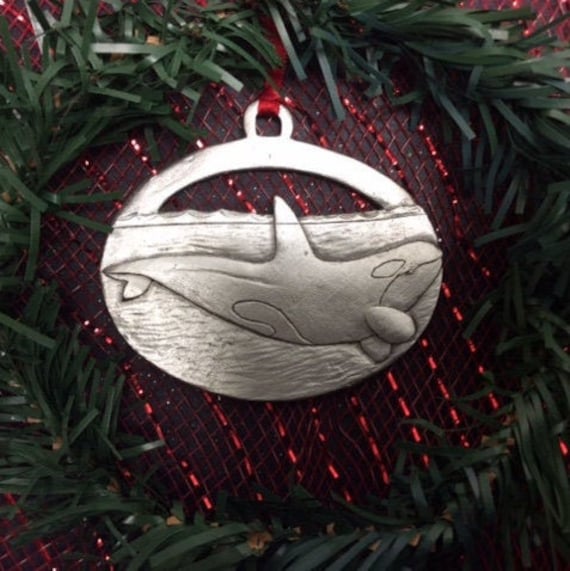 Killer whale christmas ornament Clearance