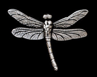 Pewter Dragonfly Lapel Pin