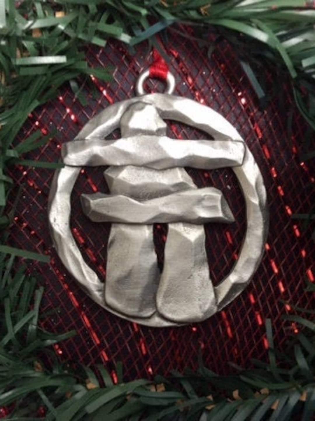 Inukshuk Pewter Christmas Ornament - Pewter Inukshuk - Inukshuk ...