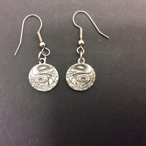 Inuit Raven Earrings