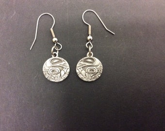 Inuit Raven Earrings