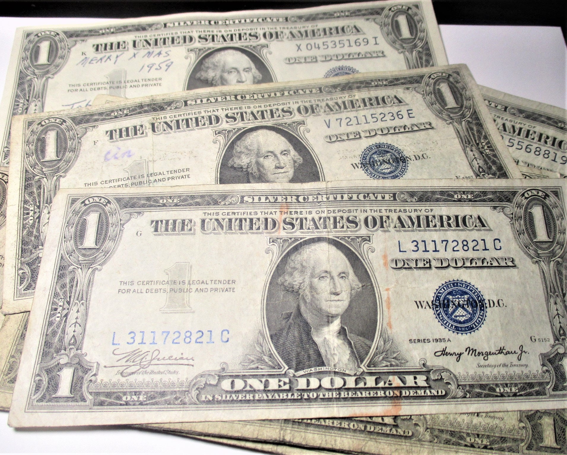 Silver Certificate Dollar Bill 1935 F Value - y7paawu